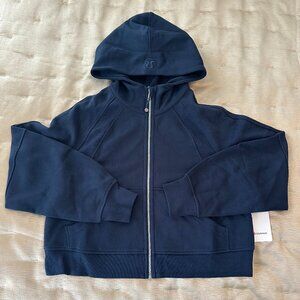 NWT lululemon Scuba Full Zip (True Navy/Silver) - M/L